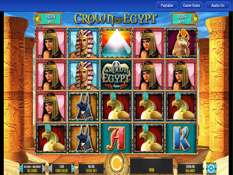 Crown Of Egypt Free Slots Play Online Slot Machine Games