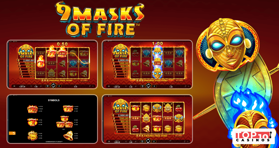 9 Masks of Fire