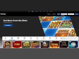 Betway Casino website screenshot