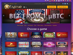 BitCasino website screenshot