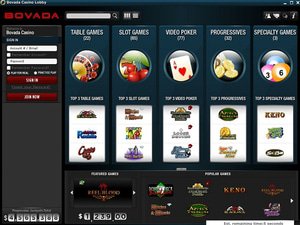 Bovada Casino software screenshot