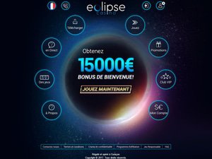 Eclipse Casino website screenshot