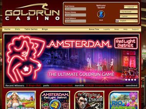 Goldrun Casino software screenshot