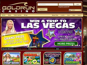 Goldrun Casino website screenshot