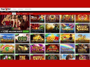 Magic Red Casino software screenshot