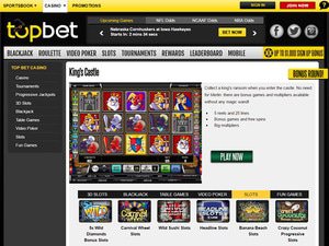 TopBet Casino software screenshot