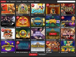 Winmasters Casino software screenshot