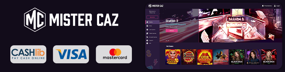 mistercaz casino banking