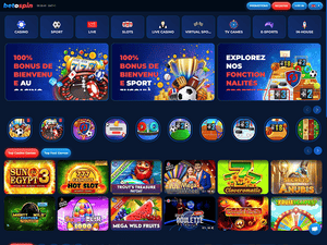 Betospin Casino website screenshot