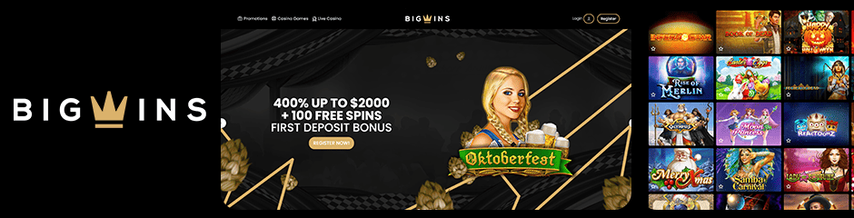 big wins casino bonus