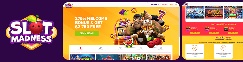 slotmadness casino bonus