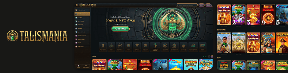 talismania casino bonus