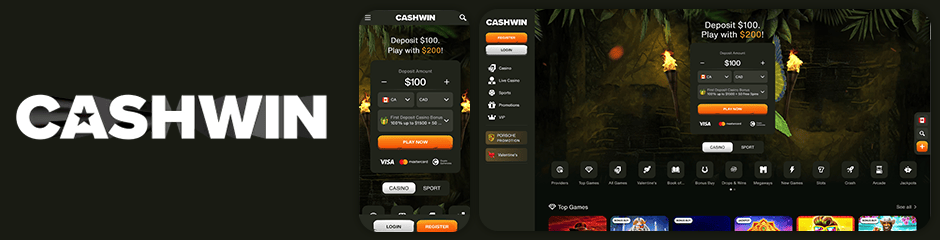 cashwin casino bonus