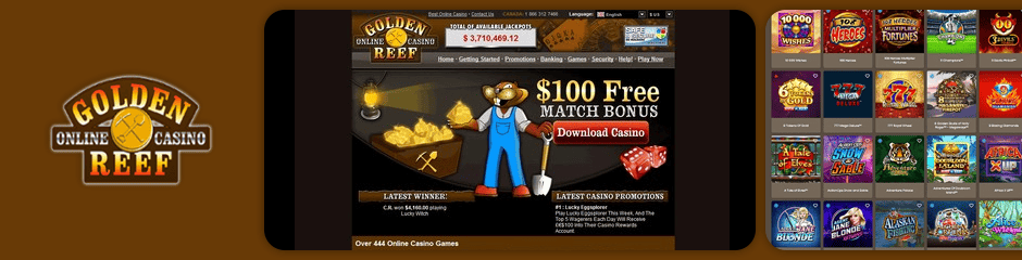 goldenreef casino top 10 bonus