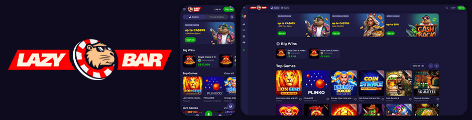 lazybar casino bonus