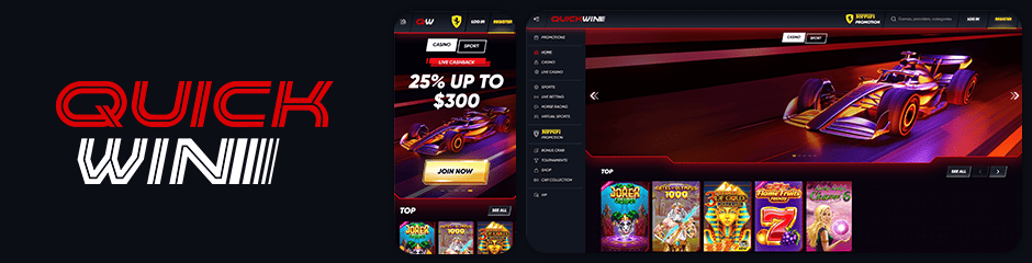 quickwin casino bonus