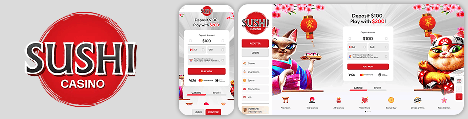 sushi casino bonus