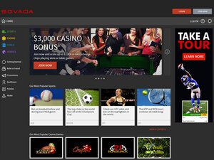 Bovada Casino website screenshot