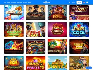 Millionz Casino software screenshot