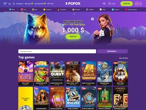 Fgfox Casino website screenshot