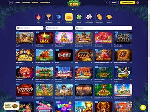 Gamblezen Casino software screenshot