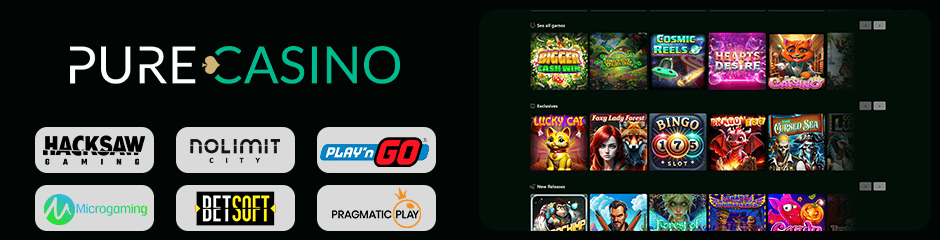 pure casino games and software