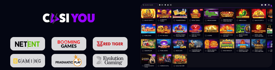 casiyou casino games and software