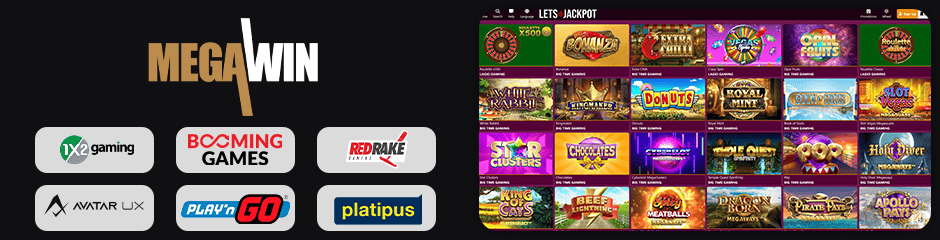 megawin casino games and software