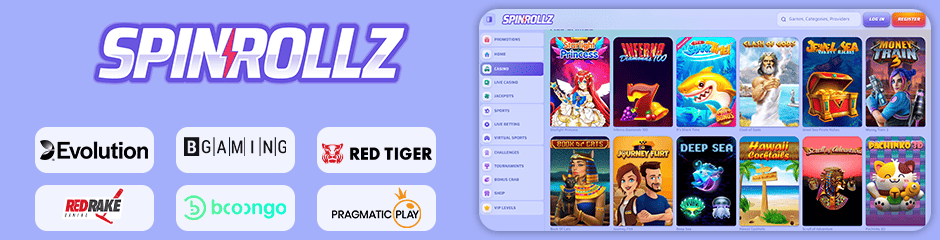 spinrollz casino games and software