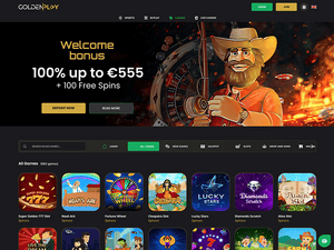 Goldenplay Casino website screenshot