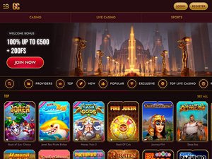 Grand Club Casino website screenshot