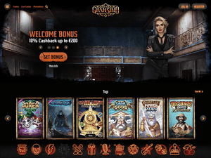 Gransino Casino website screenshot