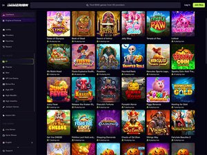 Immerion Casino software screenshot