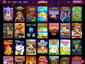 Joker8 Casino software screenshot
