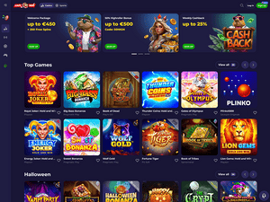 Lazybar Casino website screenshot