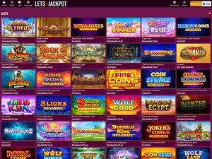 LetsJackpot Casino software screenshot