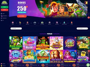 Limewin Casino website screenshot