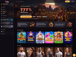 Mad Casino website screenshot