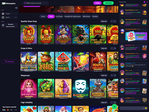 Metaspins Casino software screenshot