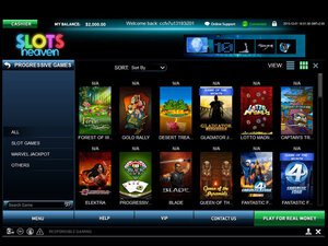 Slots Heaven Casino software screenshot