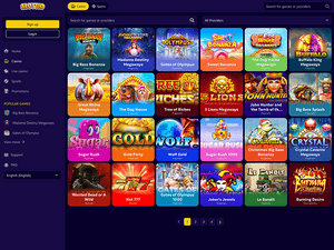 Slottio Casino software screenshot