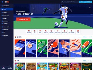 Tikitaka Casino website screenshot