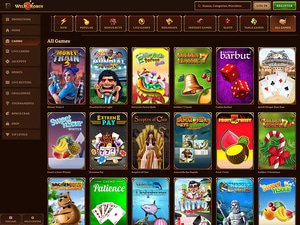 Wildrobin Casino software screenshot