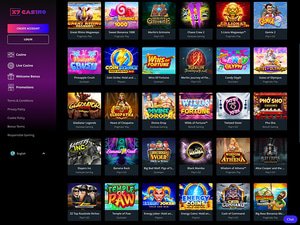 X7 Casino software screenshot